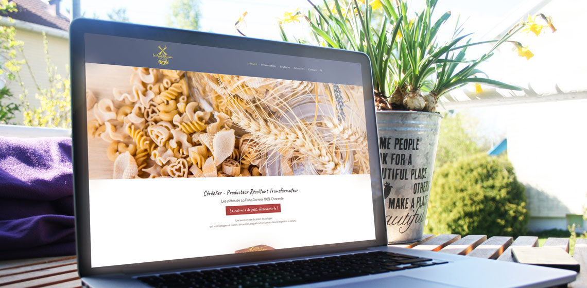 Création site internet La Font-Garnier à Barbezieux - Webo Zénith