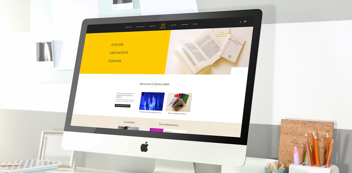Création site internet L'Atelier IMIS à Montignac-Charente - Webo Zénith