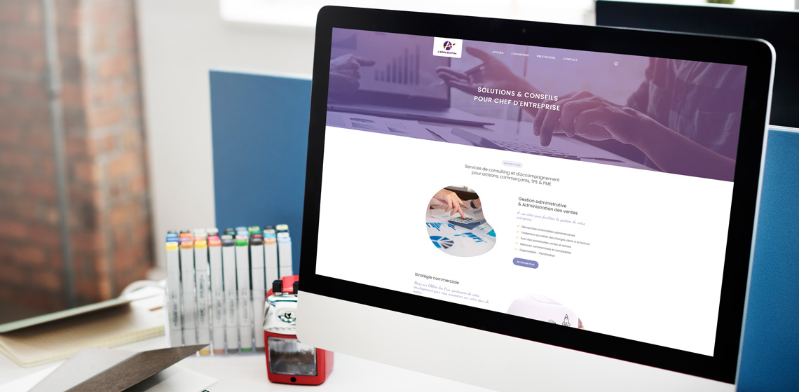 Création site internet L'Alliée des Pros à Mirambeau - Webo Zénith