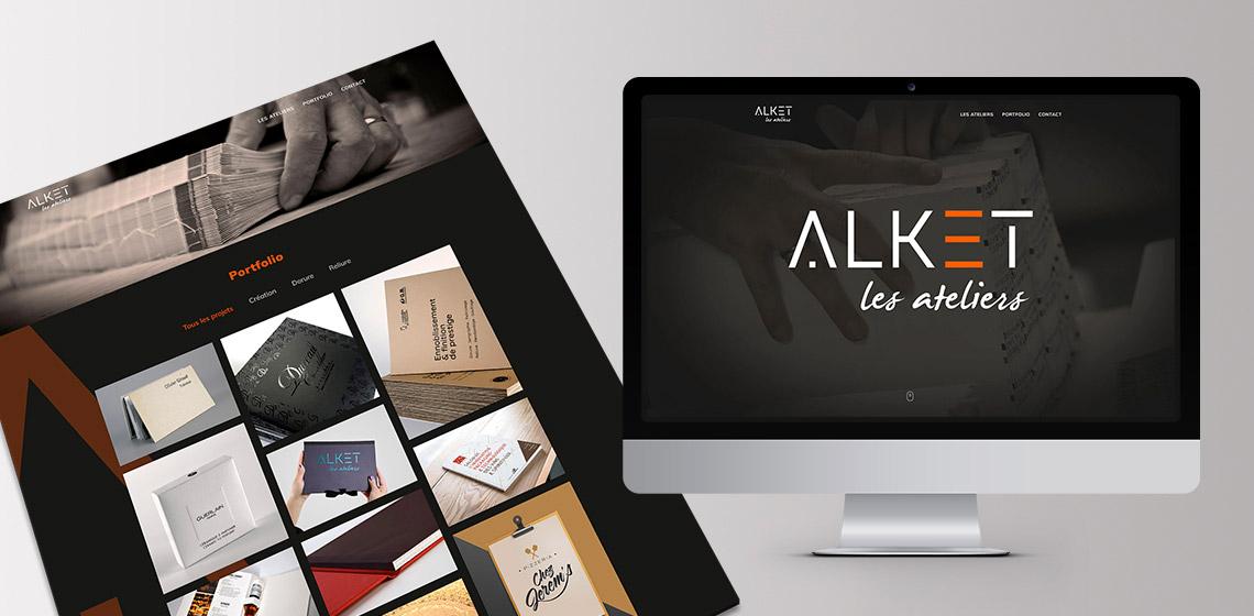 Création site internet Alket Les Ateliers à Angoulême - Webo Zénith