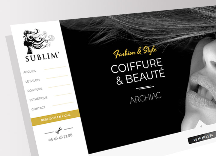 Site Salon Sublim' Archiac - zoom