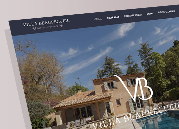 Site Villa Beaurecueil - zoom