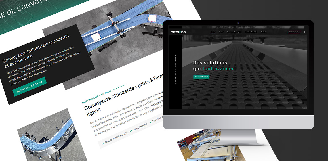 Refonte site internet TROICÉO Cognac - Webo Zénith